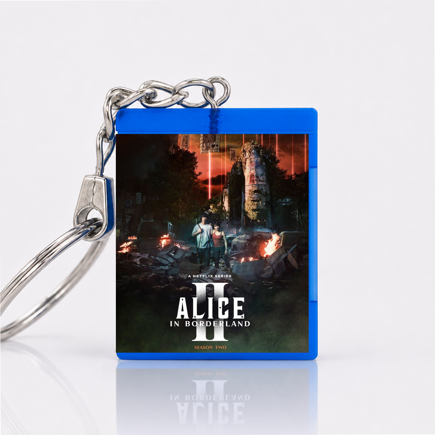 Alice In Borderland - Serien Miniatur Blu-Ray Hülle Schlüsselanhänger