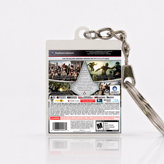 Assassin's Creed: Brotherhood - PS3 Miniatur Spielhülle Schlüsselanhänger