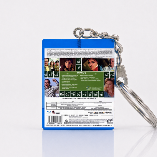 Breaking Bad - Serien Miniatur Blu-Ray Hülle Schlüsselanhänger