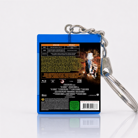 The Goonies - Movie Miniature Blu-Ray Case Keychain