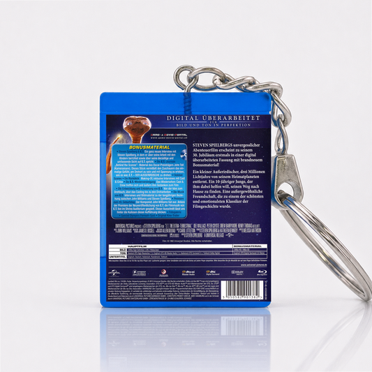 E.T. the Extra-Terrestrial - Movie Miniature Blu-Ray Case Keychain
