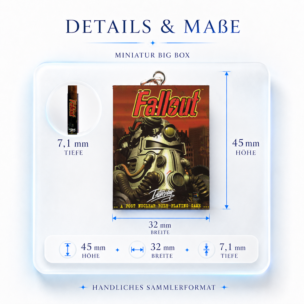 Fallout - Miniature Big Box Keychain