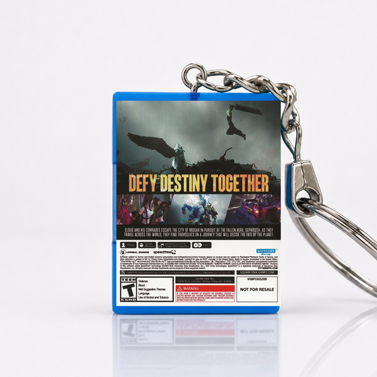 Final Fantasy VII: Rebirth - PS5 Miniatur Spielhülle Schlüsselanhänger