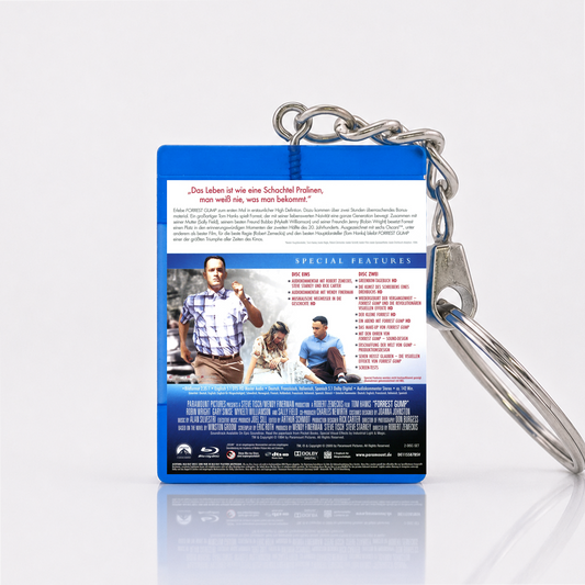 Forrest Gump - Movie Miniature Blu-Ray Case Keychain