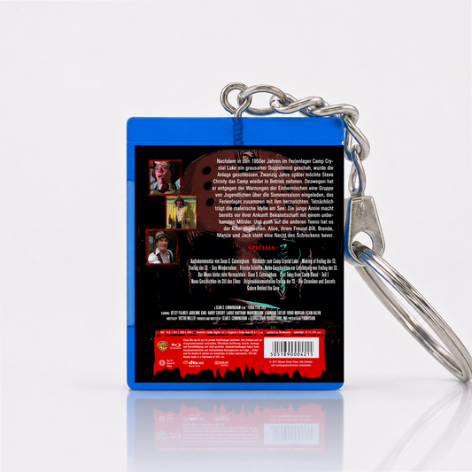 Friday the 13th - Movie Miniature Blu-Ray Case Keychain