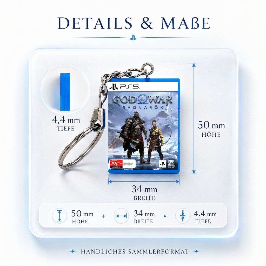 MASTER - PS5 Mini Case Keychain