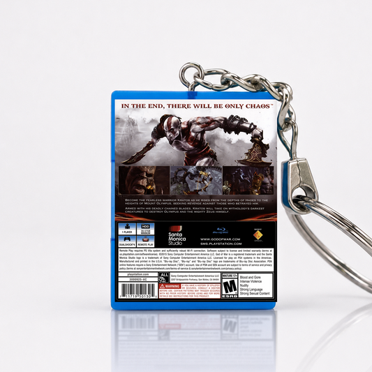 God of War III: Remastered - PS4 Miniatur Spielhülle Schlüsselanhänger