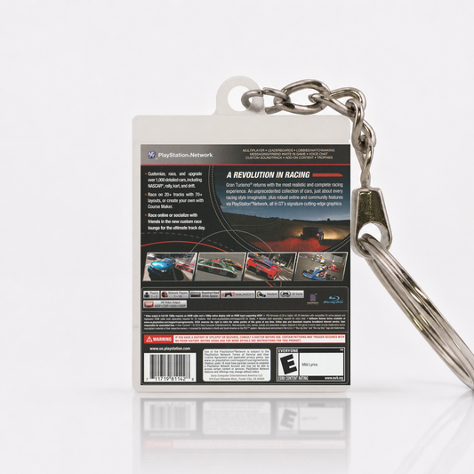 Gran Turismo 5 - PS3 Miniatur Spielhülle Schlüsselanhänger