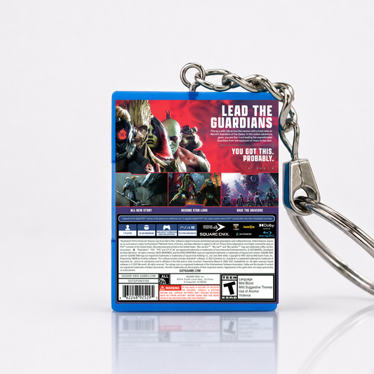 Guardians of the Galaxy - PS4 Miniatur Spielhülle Schlüsselanhänger