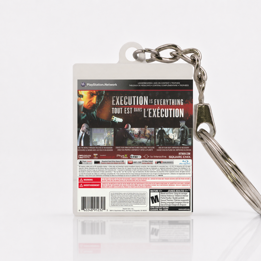 Hitman Absolution - PS3 Miniatur Spielhülle Schlüsselanhänger