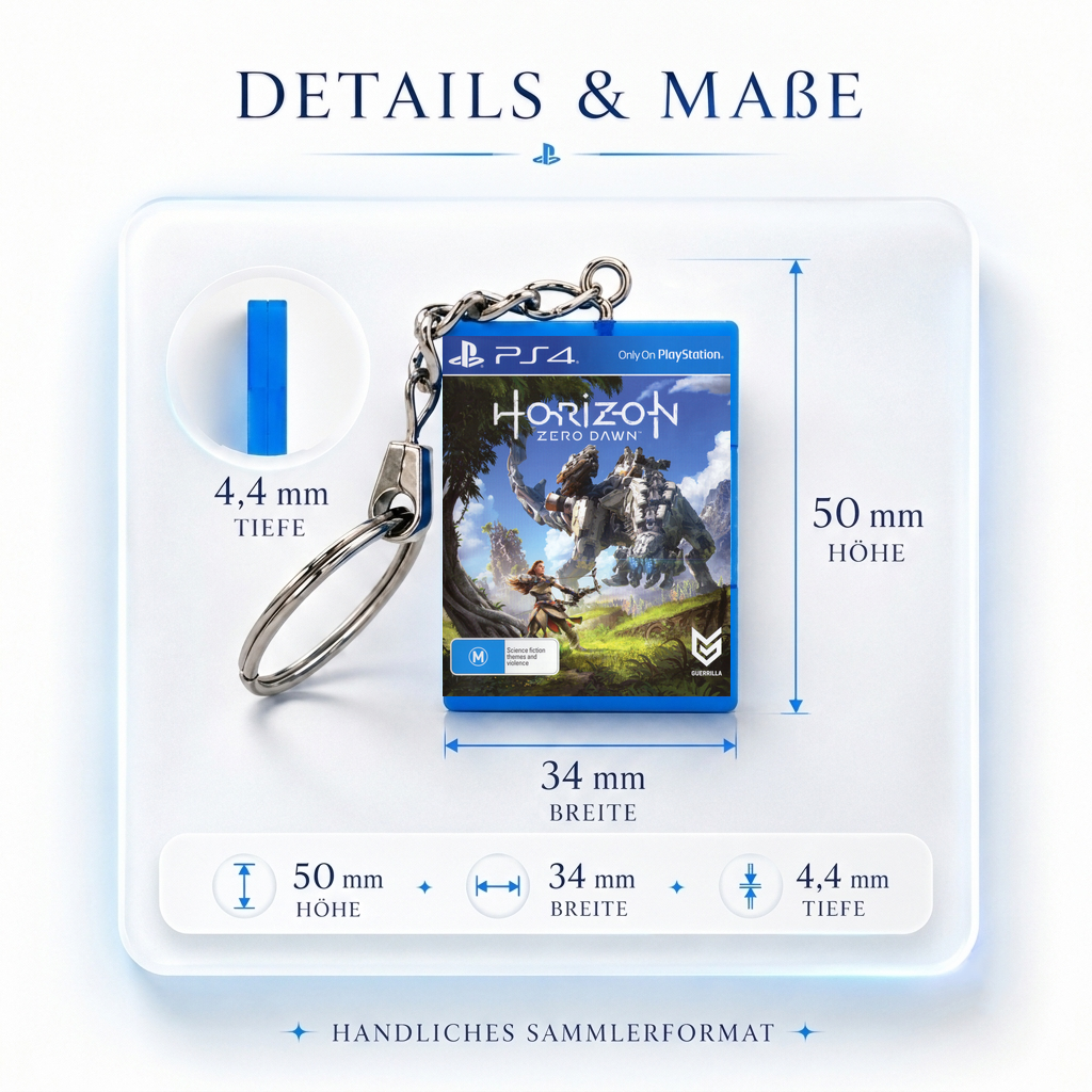 Horizon: Zero Dawn - PS4 Miniature Game Case Keychain
