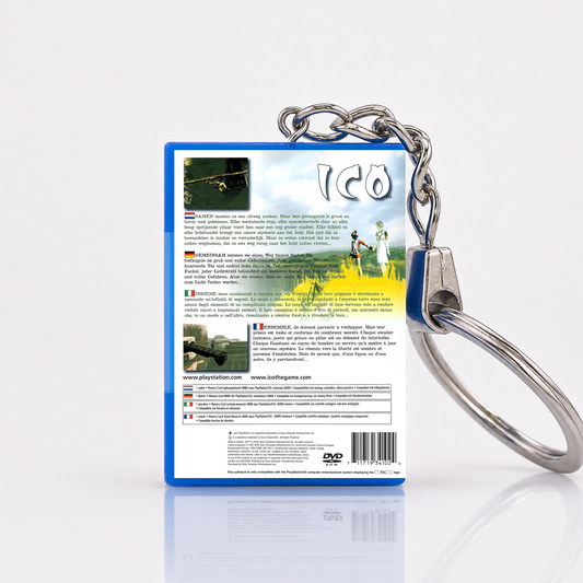 ICO - PS2 Miniatur Spielhülle Schlüsselanhänger