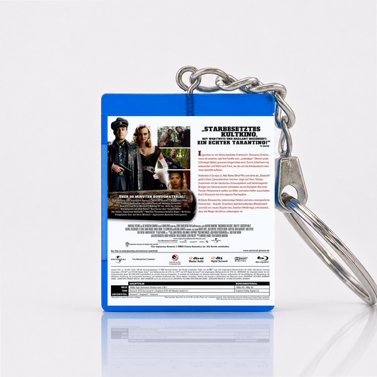 Inglourious Basterds - Movie Miniature Blu-Ray Case Keychain