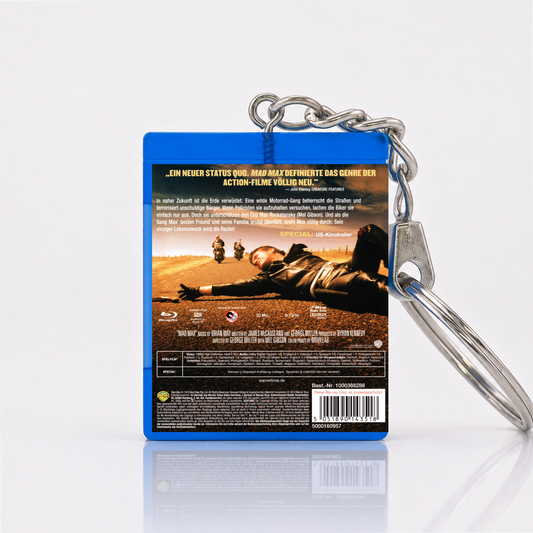 Mad Max - Film Miniatur Blu-Ray Hülle Schlüsselanhänger