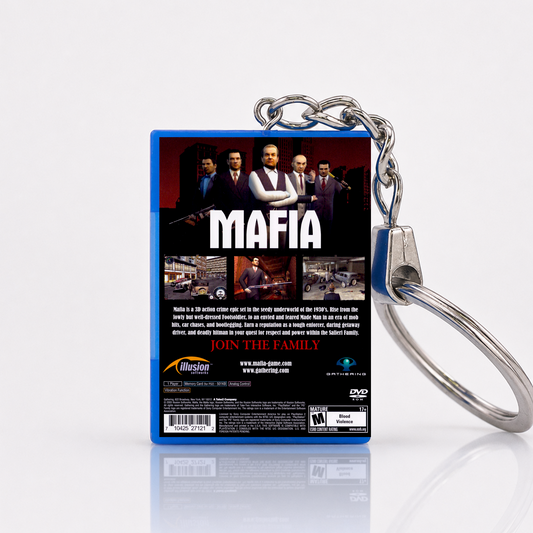 Mafia - PS2 Miniatur Spielhülle Schlüsselanhänger