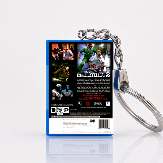 Manhunt 2 - PS2 Miniatur Spielhülle Schlüsselanhänger