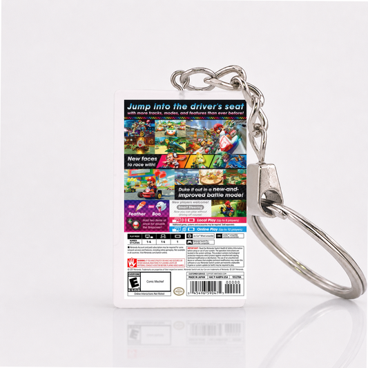Mario Kart 8 Deluxe - Switch Miniatur Spielhülle Schlüsselanhänger