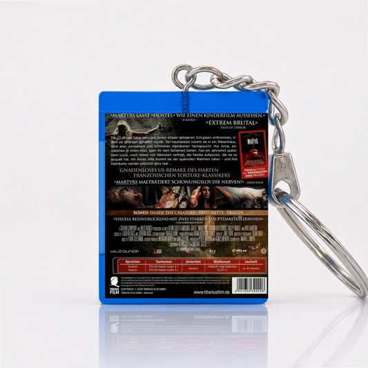 Martyrs - Film Miniatur Blu-Ray Hülle Schlüsselanhänger