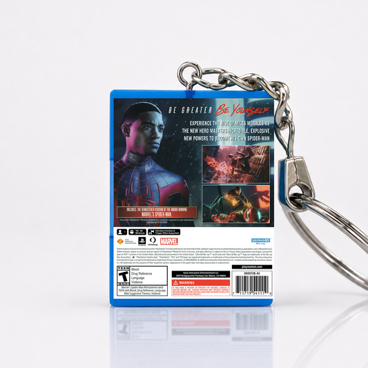Spider-Man: Miles Morales - Ultimate Edition - PS5 Miniatur Spielhülle Schlüsselanhänger