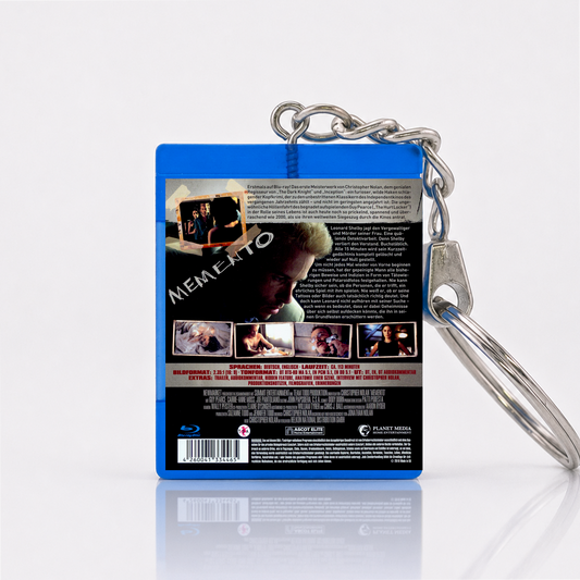 Memento - Film Miniatur Blu-Ray Hülle Schlüsselanhänger