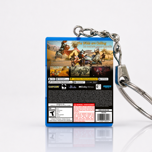 Monster Hunter: Wilds - PS5 Miniatur Spielhülle Schlüsselanhänger