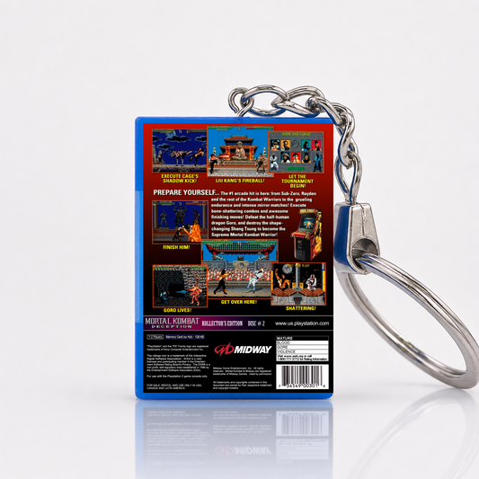 Mortal Kombat - PS2 Miniatur Spielhülle Schlüsselanhänger