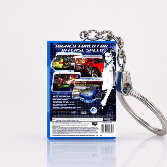 Need For Speed Underground - PS2 Miniatur Spielhülle Schlüsselanhänger