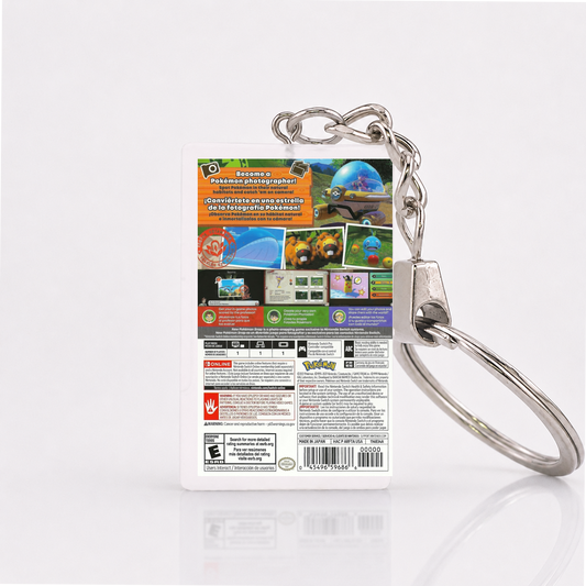 New Pokémon Snap - Switch Miniatur Spielhülle Schlüsselanhänger