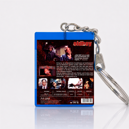 Oldboy - Film Miniatur Blu-Ray Hülle Schlüsselanhänger