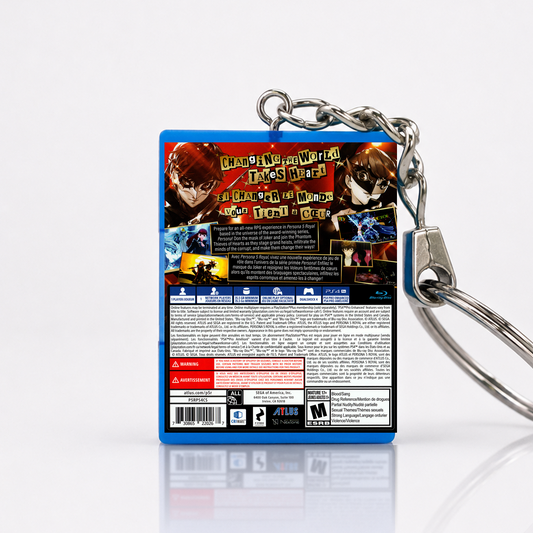 Persona 5 Royal - PS4 Miniatur Spielhülle Schlüsselanhänger