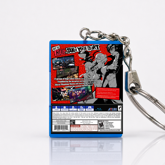 Persona 5 - PS4 Miniatur Spielhülle Schlüsselanhänger