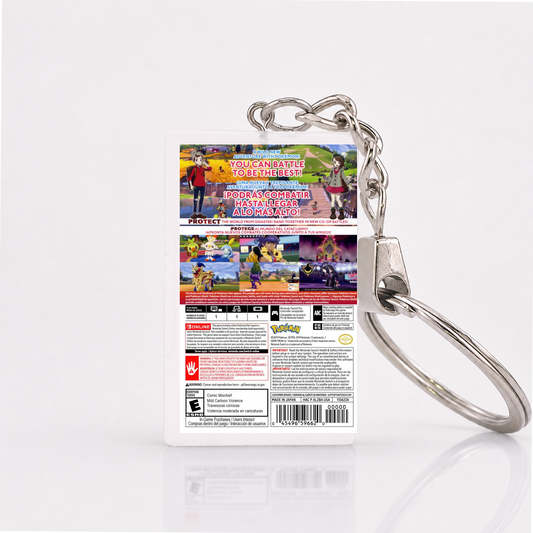 Pokémon Shield - Switch Miniatur Spielhülle Schlüsselanhänger