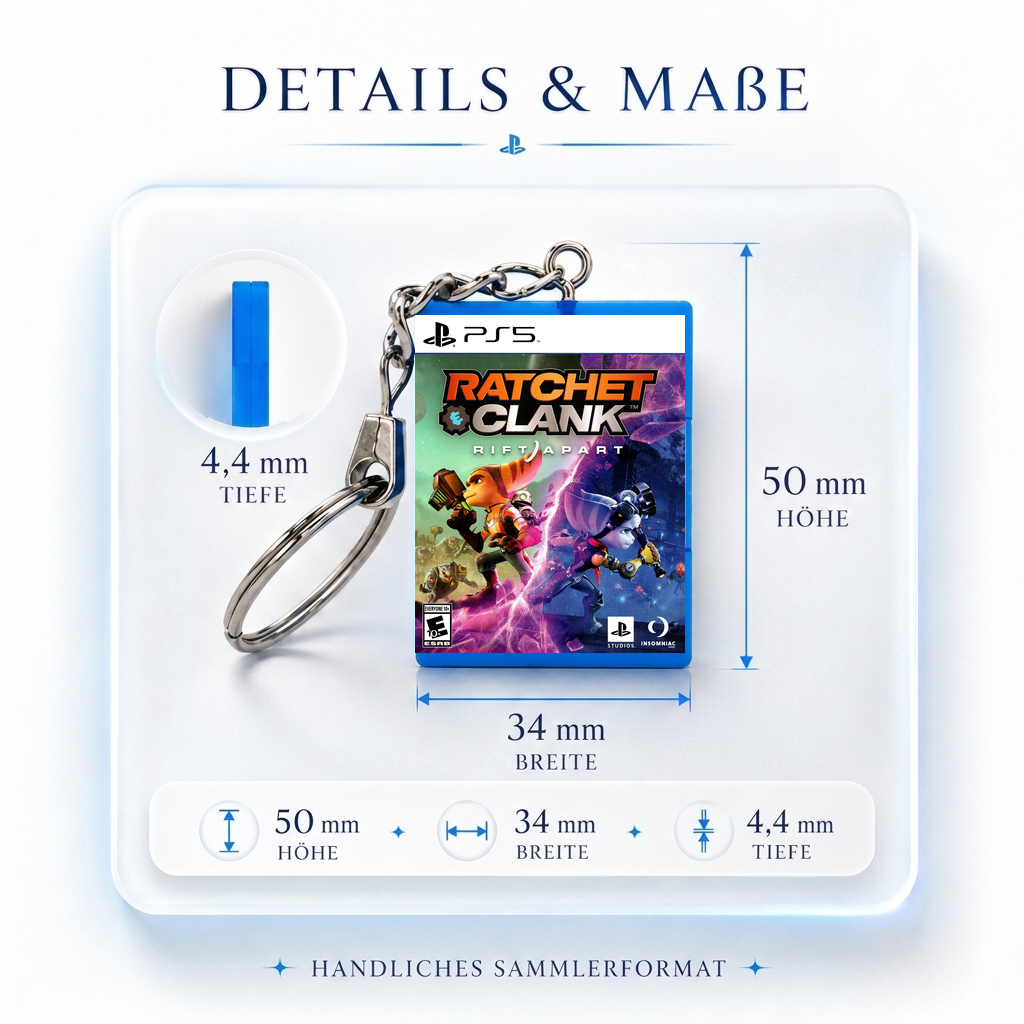 MASTER - PS5 Mini Case Keychain