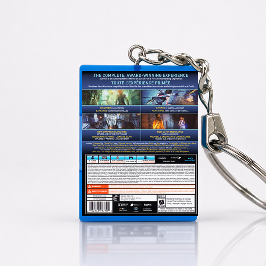 Rise of the Tomb Raider - PS4 Miniature Game Case Keychain