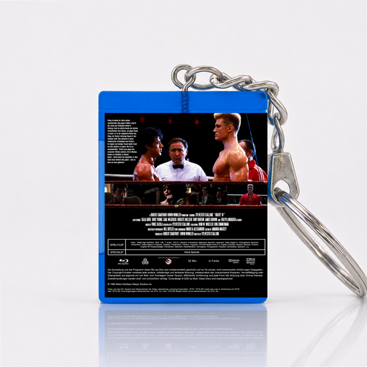 Rocky IV - The Fight of the Century - Movie Miniature Blu-Ray Case Keychain