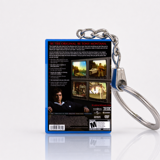 Scarface: The World is Yours - PS2 Miniatur Spielhülle Schlüsselanhänger