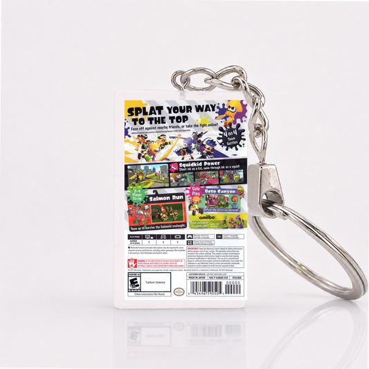 Splatoon 2 - Switch Miniatur Spielhülle Schlüsselanhänger
