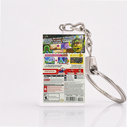 Super Mario Bros. Wonder - Switch Miniatur Spielhülle Schlüsselanhänger