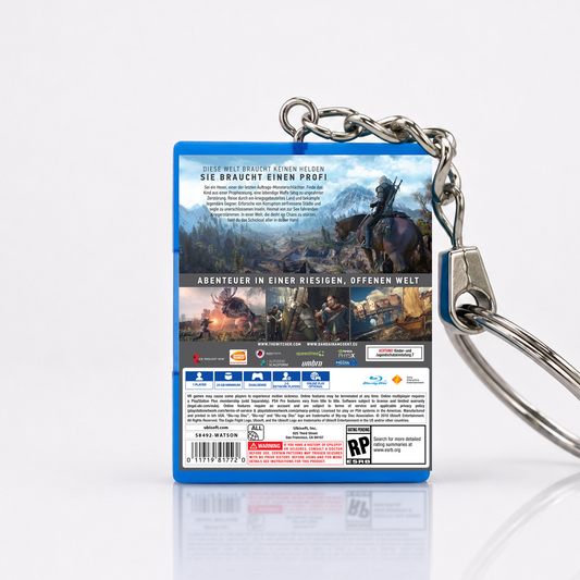 The Witcher 3: Wild Hunt - PS5 Miniatur Spielhülle Schlüsselanhänger