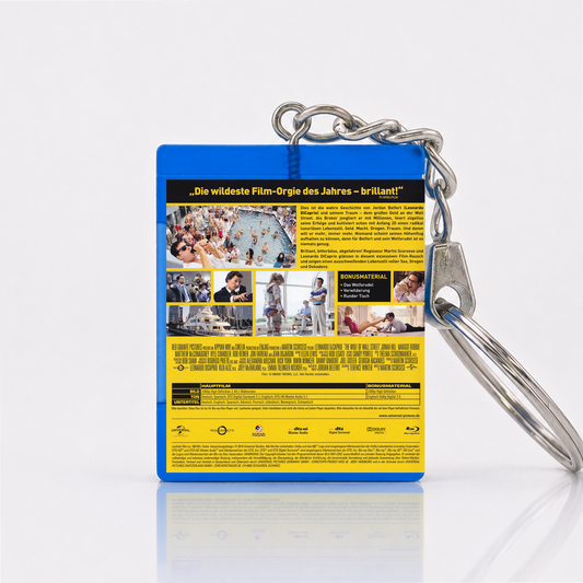 The Wolf Of Wall Street - Film Miniature Blu-Ray Case Keychain