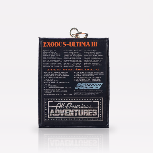 Ultima III: Exodus - Miniature Big Box Keychain