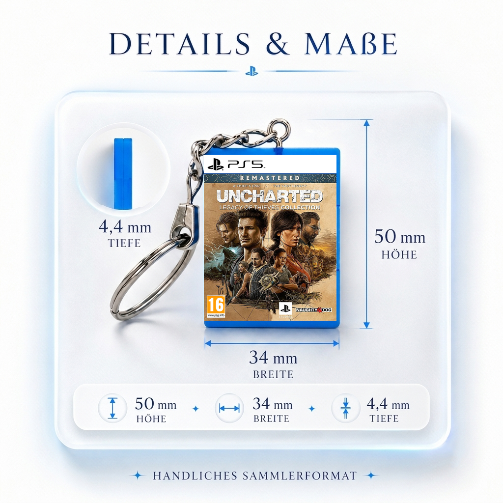 MASTER - PS5 Mini Case Keychain