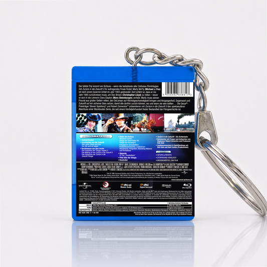 Back to the Future 3 - Movie Miniature Blu-Ray Case Keychain