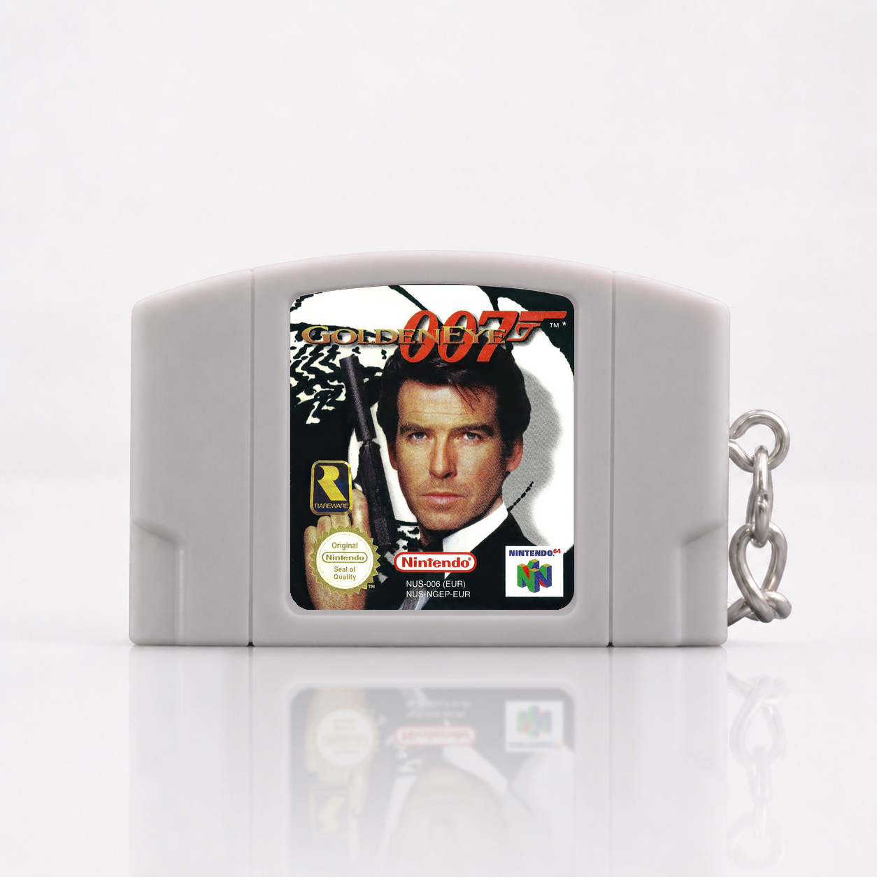 007 GoldenEye - N64 Miniatur Spielmodul Schlüsselanhänger