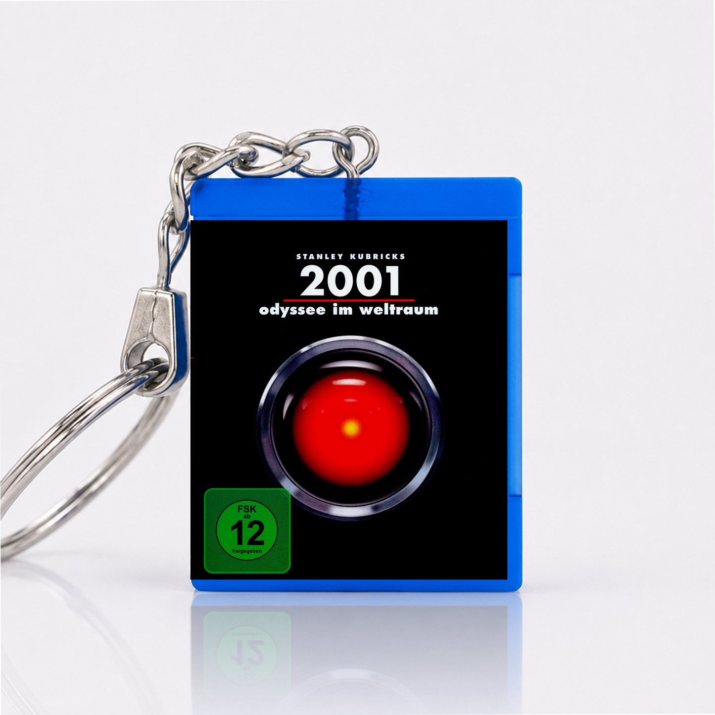 2001 - Odyssee im Weltraum - Film Miniatur Blu-Ray Hülle Schlüsselanhänger