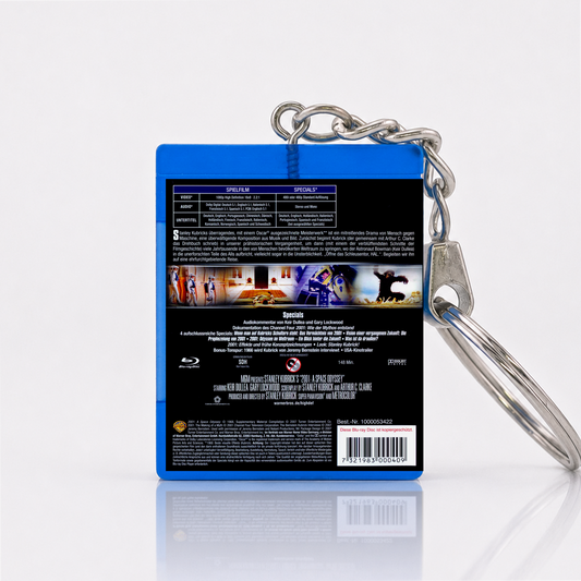 2001 - Odyssee im Weltraum - Film Miniatur Blu-Ray Hülle Schlüsselanhänger