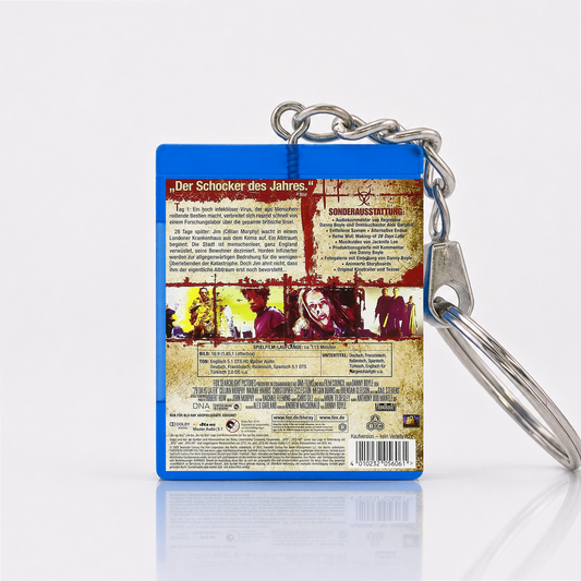 28 Days Later - Film Miniatur Blu-Ray Hülle Schlüsselanhänger