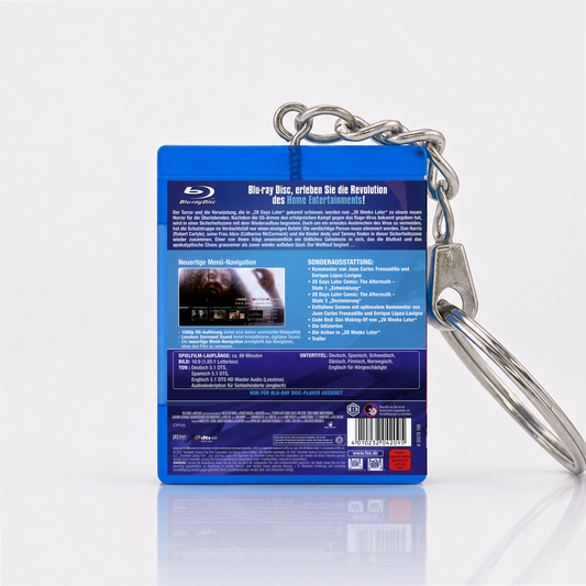 28 Weeks Later - Film Miniatur Blu-Ray Hülle Schlüsselanhänger