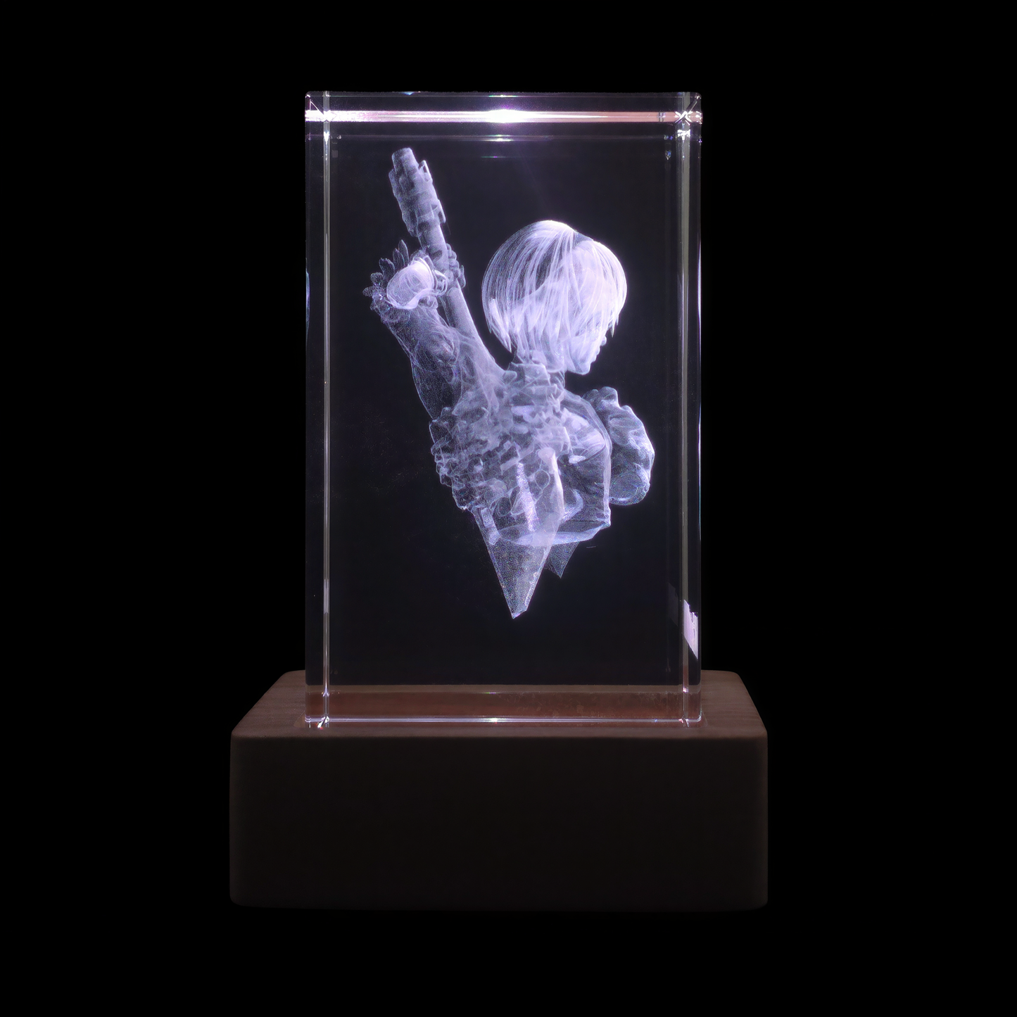 2B - NieR: Automata - 3D Crystal Lamp