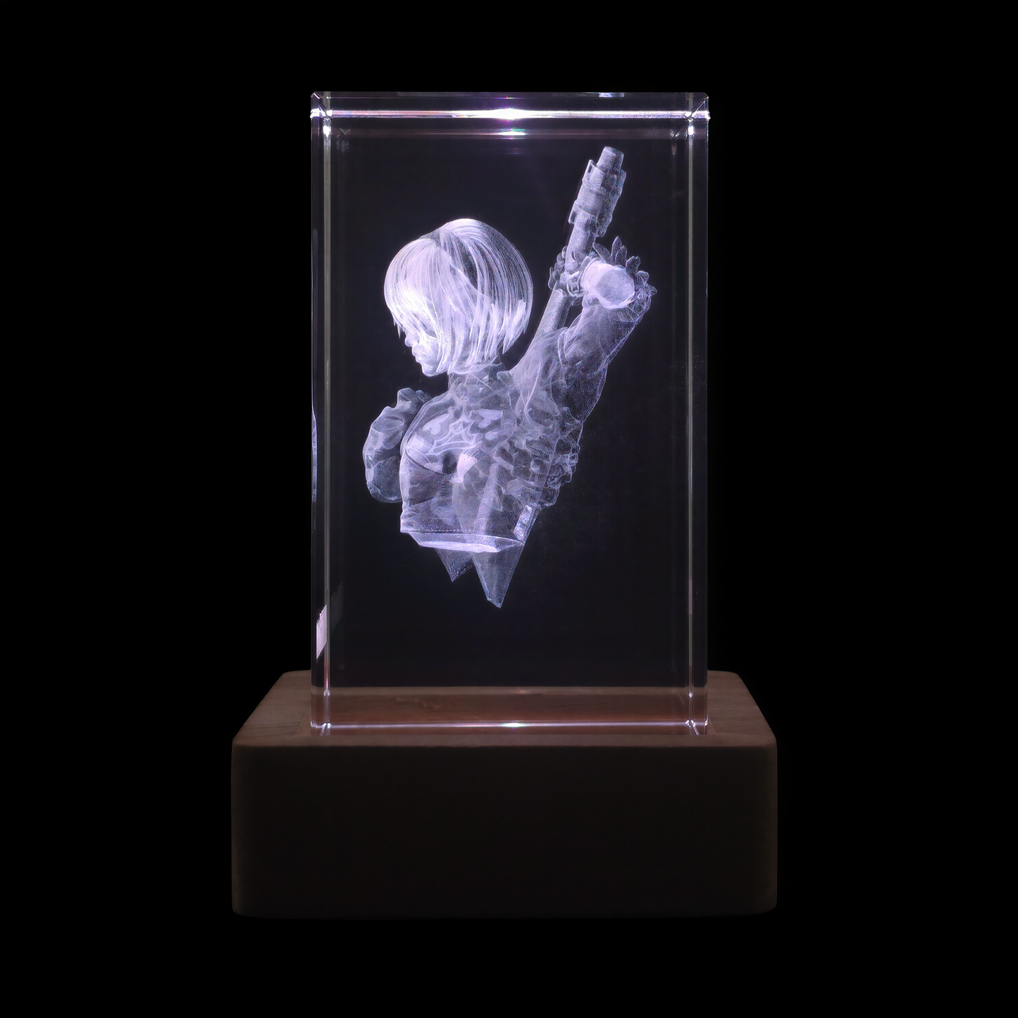 2B - NieR: Automata - 3D Crystal Lamp